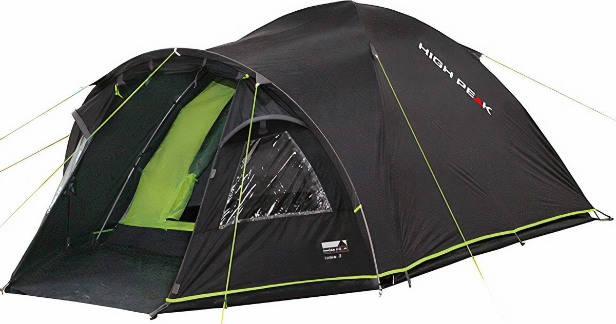 tente dôme Talos 3 personnes 330 x 180 x 120 cm noir