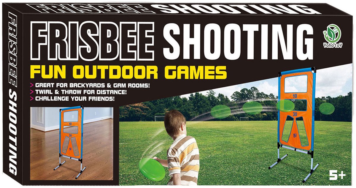 Jouets Lobbes, par exemple un jeu de frisbee avec écran à points