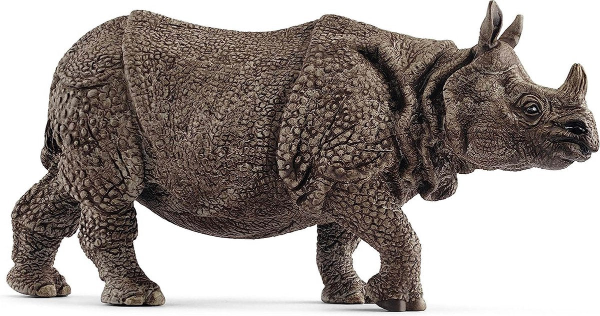Schleich vie sauvage - Rhinocéros indien - figurine de jeu - jouets pour enfants pour garçons et filles - 3 à 8 ans - 14816