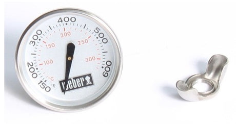 Thermomètre Weber avec écrou à oreilles pour barbecue au charbon de bois