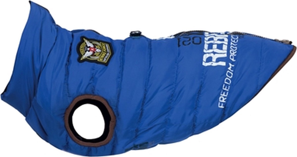 Manteau pour chien Trixie saint-malo avec harnais bleu taille - 30cm