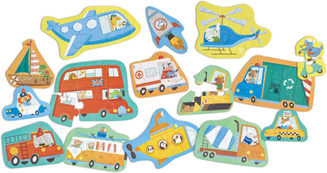 Puzzle des roues et des merveilles de Hape
