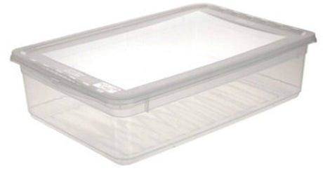 Keeeper clearbox met deksel 39x26x10 - 8 l bea transparant 10575