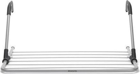 Étendoir suspendu Brabantia - étendoir à linge pliable - 4,5 m - gris métallisé