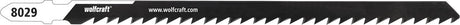 Wolfcraft - Lame de scie sauteuse PVC 100 mm - Lame HCS avec tige en T - idéale pour le plastique, les tuyaux PP PVC - 8029000