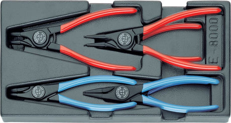 Gedore 1500 es-8000 Jeu de 6 pinces à circlips dans 1 module à 3 outils