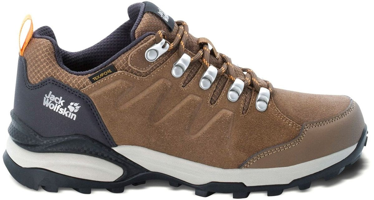 Jack wolfskin refugio texapore low w chaussures de marche femme - marron abricot - taille 41