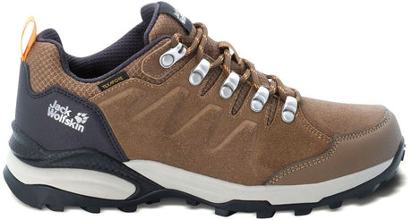 Jack wolfskin refugio texapore low w chaussures de marche femme - marron abricot - taille 41