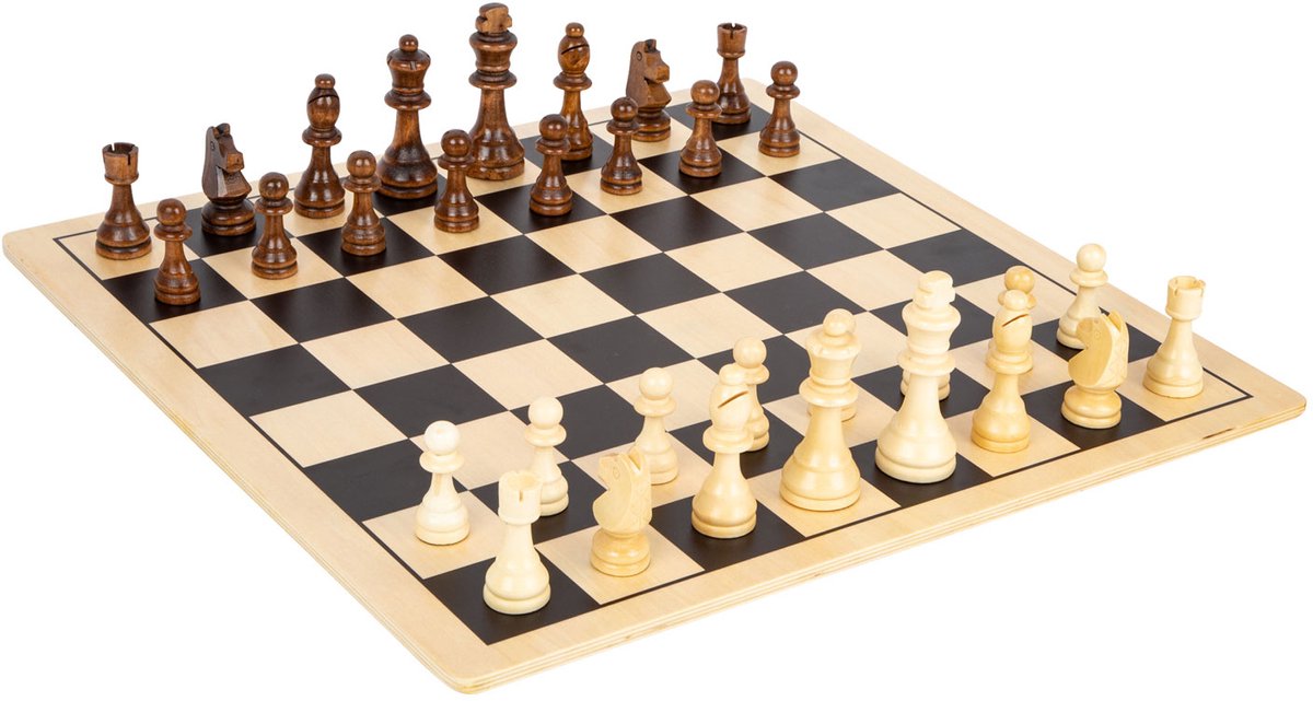 Small foot - échecs et dames en bois xl