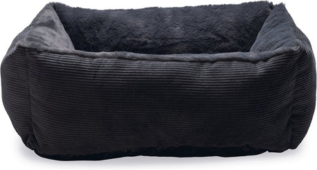 Beeztees moza - kattenmand - pluche - antraciet - 48x37x15 cm