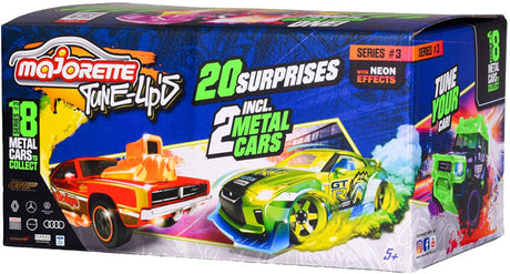 Majorette tuning 3 voitures de course 20 surprises, lot de 2