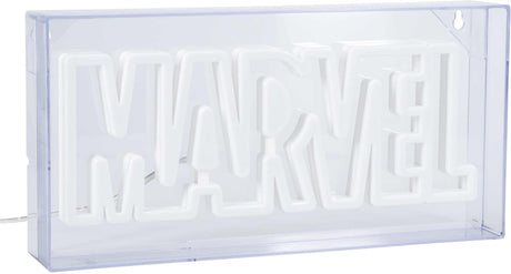 Paladone Marvel LED Neon Logo Light Sign – pour montage mural ou autoportant – Cadeau de décoration de salle Marvel sous licence officielle