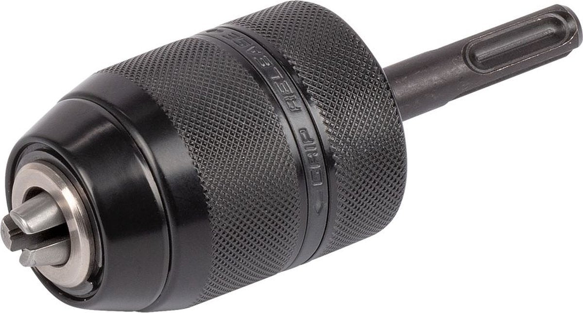 Mandrin de perçage sans clé Kreator krt014005 - adaptateur sds plus - protection de la force de serrage sans clé (système de verrouillage)