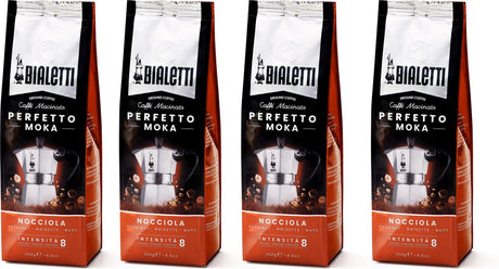 Café moulu Bialetti moka noisette - 4x 250 grammes