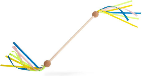 Bâton rotatif en bois avec ruban BS Toys