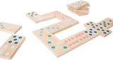 Bs Toys méga jeu de dominos en bois, 28 pièces.