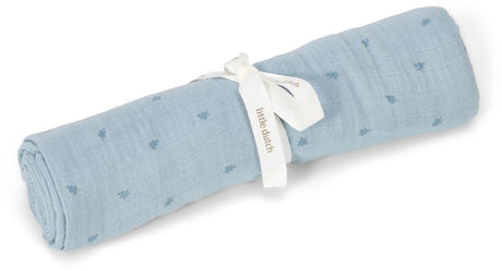 Little dutch swaddle - blauw - 120 cm - essentials