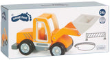 Small foot - chargeuse sur pneus en bois avec pelle
