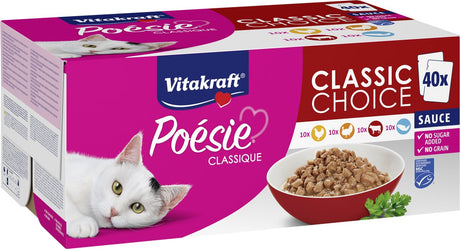 Vitakraft - big pack poésie classique msc, 40pcs x 85gr.