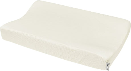 Housse de matelas à langer Meyco baby uni - hydrophile prélavée - naturel - 50x70cm