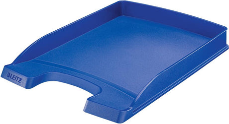 Corbeille à courrier Leitz basse bleu