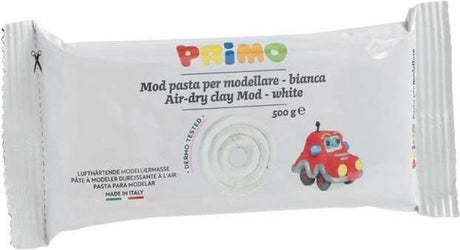 Pâte à modeler Primo 500 grammes junior blanc