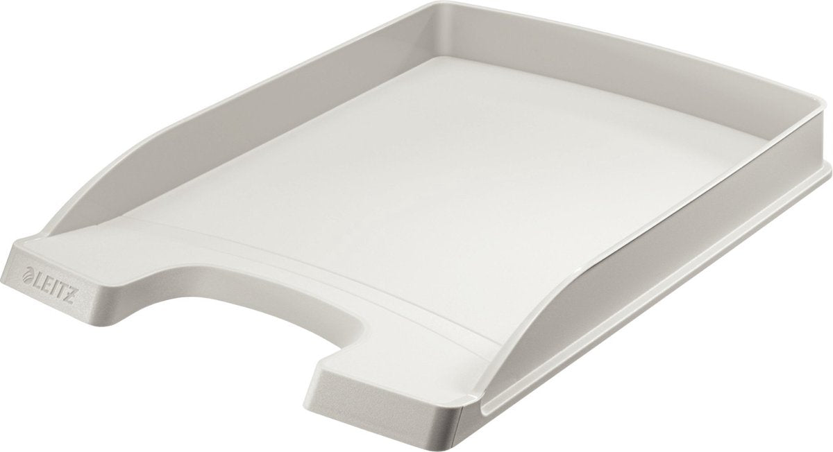 Corbeille à courrier Leitz plus 5237 slim gris