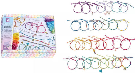 Janod - les ateliers bijoux - Réalisation de 30 bracelets wrap arc-en-ciel