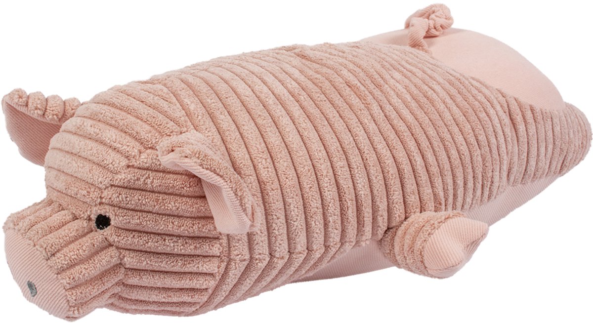 Duvo plus - jouets pour animaux - chien - peluche cochon géant 15x32x53,5cm rose - 1pc