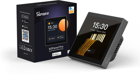 Sonoff interrupteur mural de scène intelligente nspanel pro (noir)