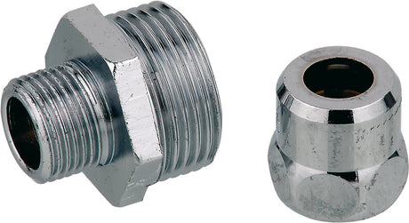 Raccord à compression Kirchhoff ms - chromé - 3 4 mâle x 10 mmq