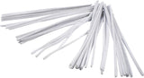 Chenille Blanc 30cm, 50 pcs.
