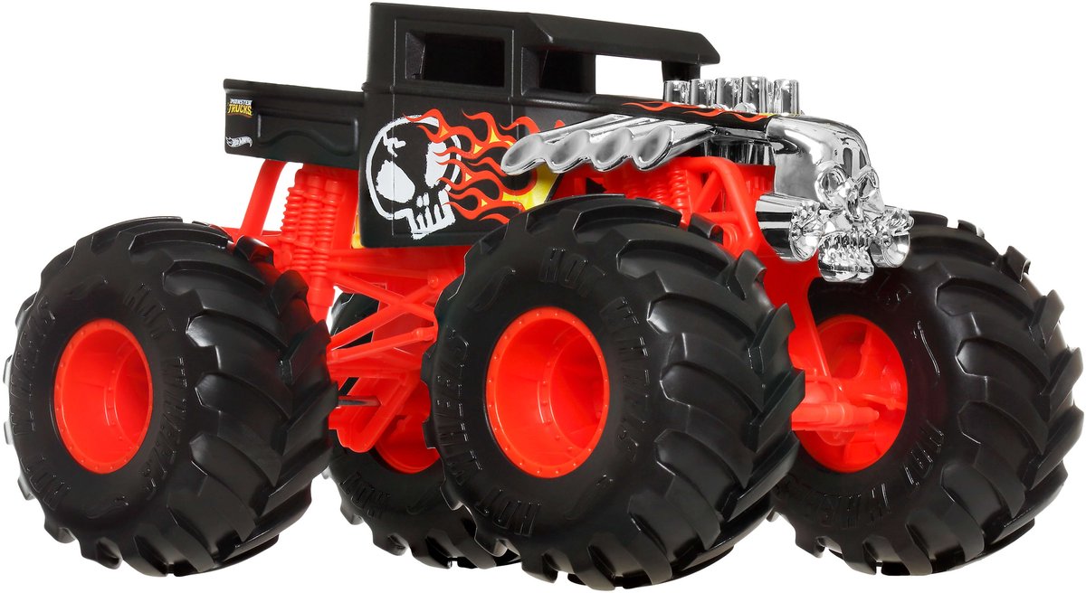 Hot Wheels gros camions monstres - shaker d'os