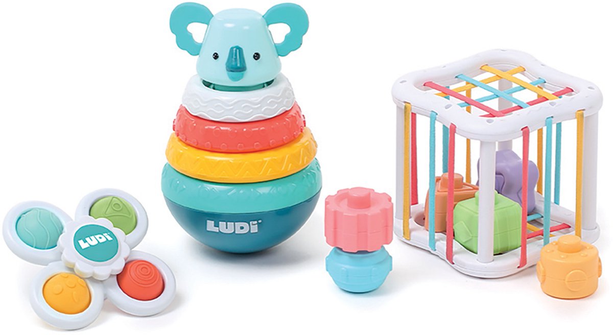 Ludi - set d'activités dans une valise - jouets à moteur