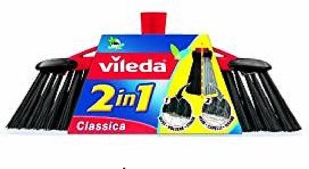 Balai Vileda 2 en 1 ± 35 cm de large.