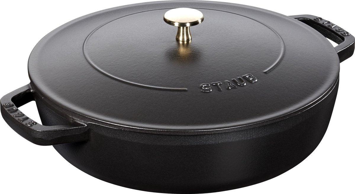 Staub poêle chistera - noir - ø 28 cm 3,7 litres