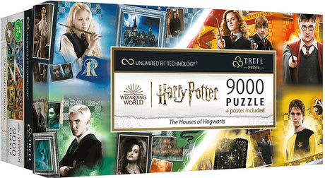 Puzzle Trefl Harry Potter - 9000 pièces - les maisons de Poudlard.