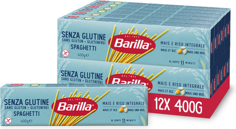 Spaghetti Barilla - sans gluten - pâtes - 12 x 400g