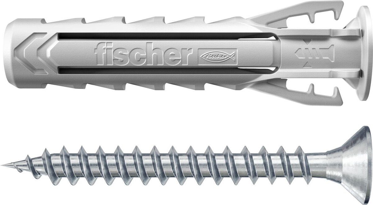 Fischer plug sx plus 6 x 30 s met schroef - 50 stuks