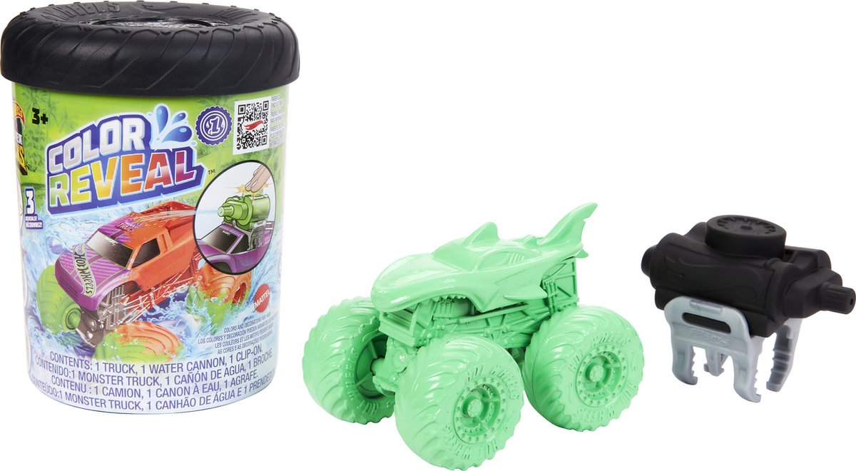 Les couleurs des camions monstres Hot Wheels de Mattel révèlent un assortiment | 2 pièces