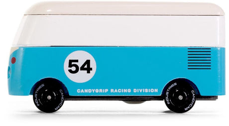 Voiture jouet Candylab - VW T1 Van bleu - Monde Candycar.