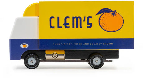Camion de Clem de voiture jouet Candylab - camion du monde de Candycar coloré.