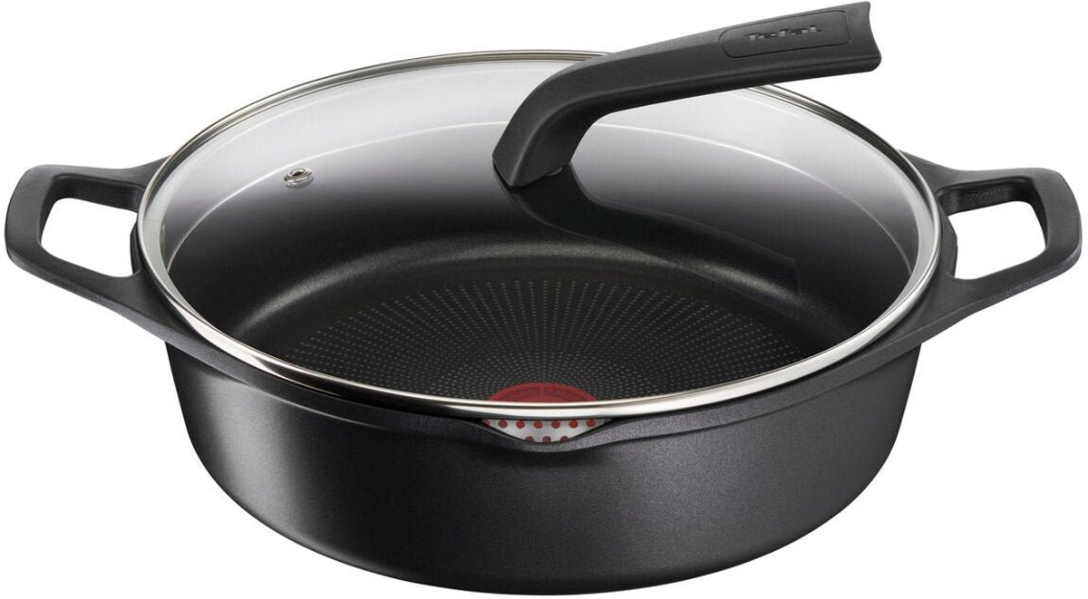 Tefal Robusto - poêle à frire - ø28 cm - avec couvercle - induction - durable