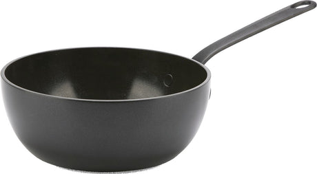 Casserole en aluminium Greenpan craft sans couvercle ø20cm - 2,0l - sans PFA - noir - convient à l'induction et au lave-vaisselle - passe au four jusqu'à 220° - aluminium trempé - poignées en acier inoxydable - plus grande surface de cuisson