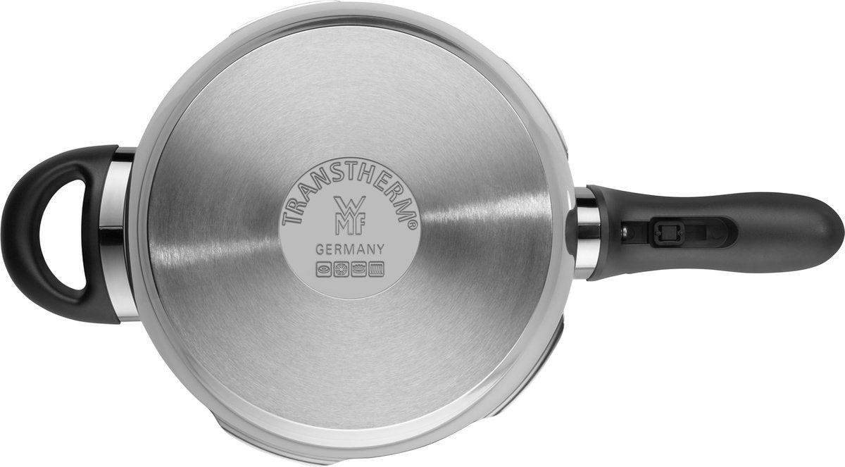 WMF perfect plus - autocuiseur - 6,5 l - acier inoxydable - protection contre les flammes - induction