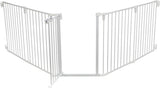 Portail de fermeture en métal Trixie 5 pièces avec porte blanche