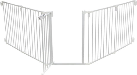 Portail de fermeture en métal Trixie 5 pièces avec porte blanche