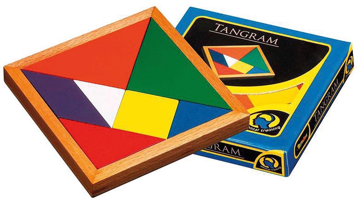 Philos jeu de puzzle tangram 4 - 7 pièces