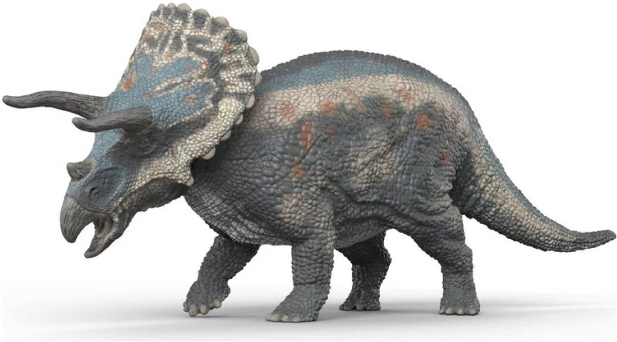 Tricératops jouet dinosaure Schleich avec tête mobile.