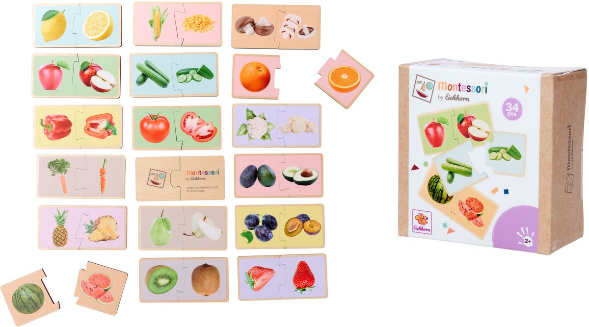 Eichhorn puzzle éducatif montessori rose